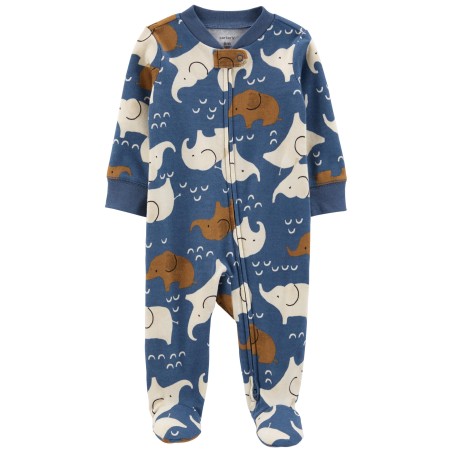 Carter's Lima Pijama Enterizo con cierre para bebé niño 3 a 6 meses