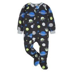 Gerber Pijama Polar Diseño Espacial Manga Larga para Bebé Niño de 9 a 12 Meses