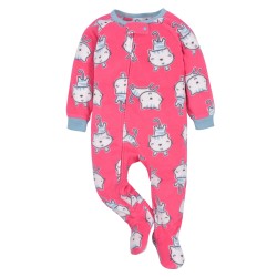 Gerber Pijama Polar Diseño de Tigres Manga Larga para Bebé Niña de 9 a 12 Meses